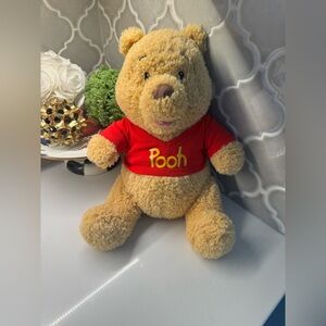 Build-A-Bear Disney Winnie the Pooh Plush w/ Talking Voice Box Red Shirt